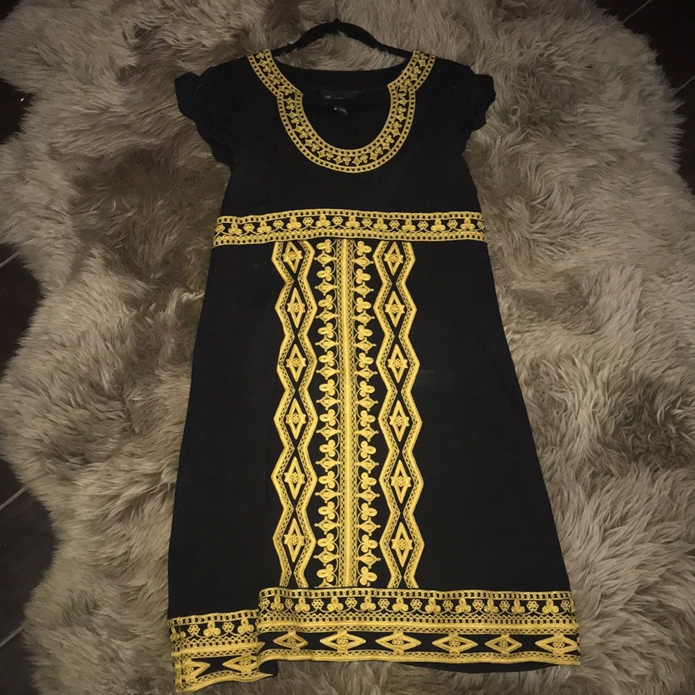 Black and Gold INC International concepts dress